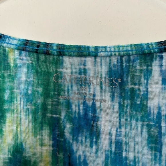 Catherine’s 14/16 Tiered Sleeveless Top Multicolor - Picture 4 of 7